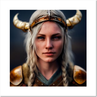 Viking Shield Maiden Posters and Art